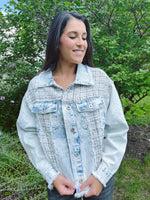 Let's Tweed About It Denim Jacket