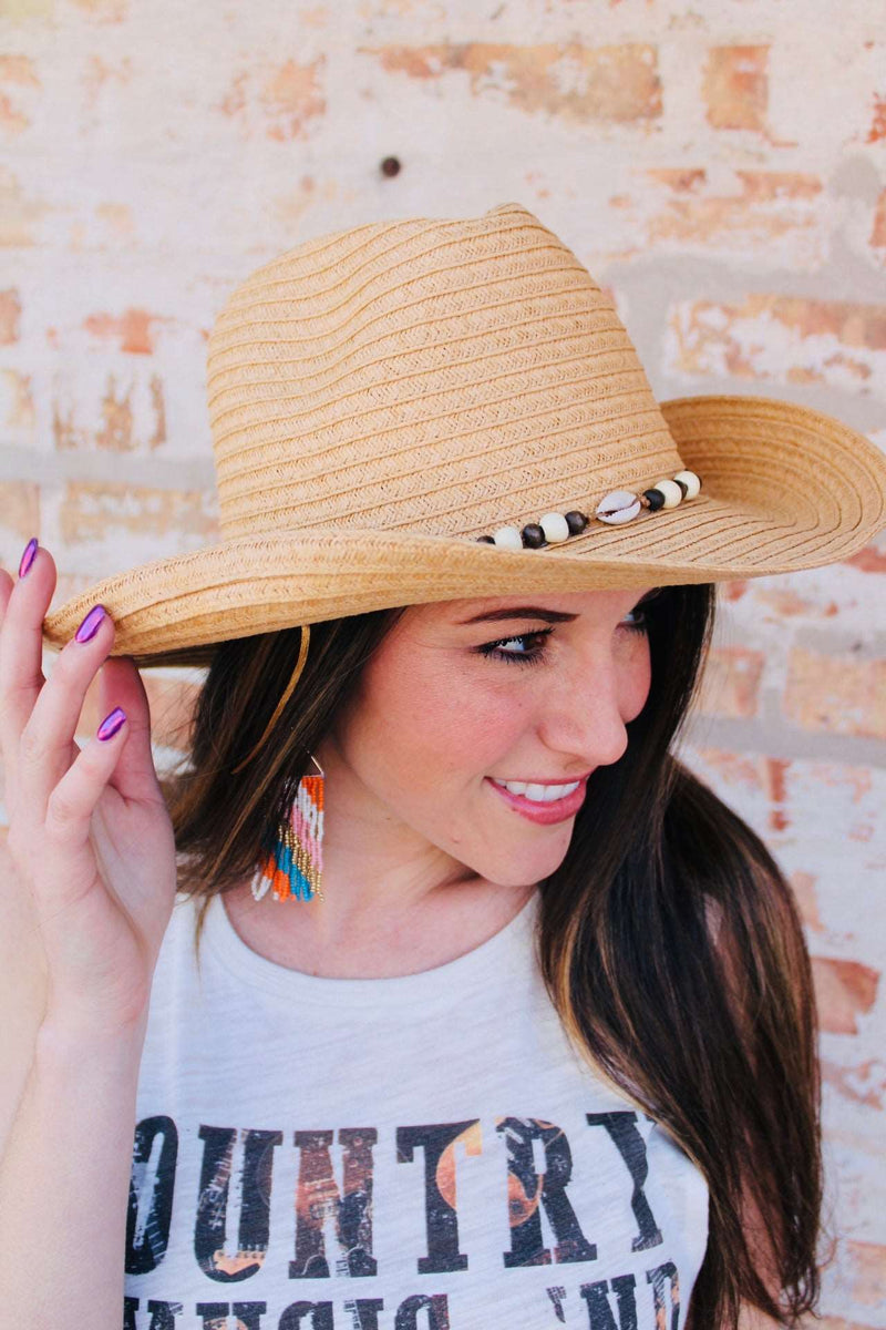 Desert Island Straw Cowboy Hat