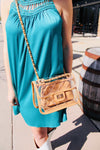Concert Chic Chain Link Bag | Tan