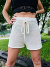 Knit Sweater Shorts | Natural