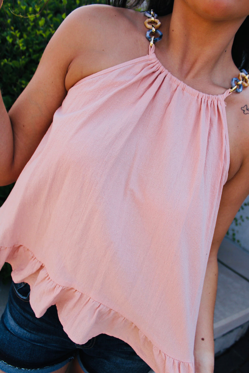 Call Me Sweetie Embellished Top | Blush