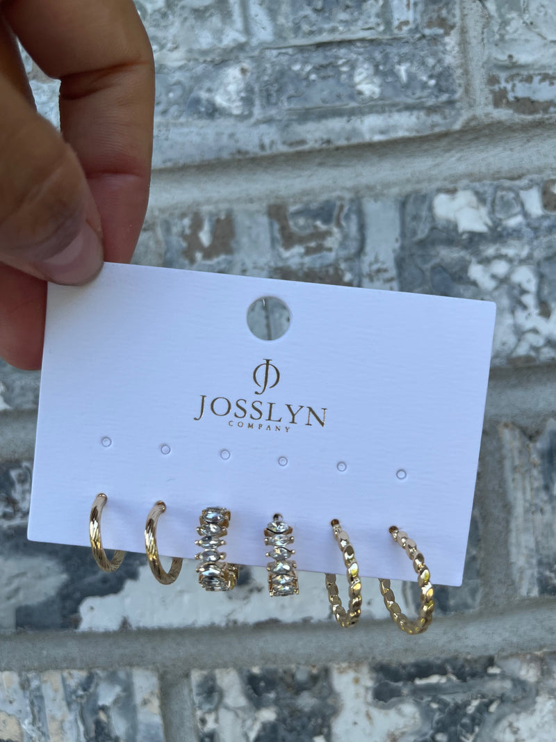 Gold Hoop Set
