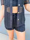 Stassi Crochet Set | Black