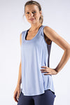 Basic Everything Tank- Perri Blue - Jaclyn Sue Boutique 