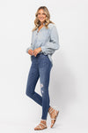 Judy Blue Distressed Jeggings - Jaclynsueboutique
