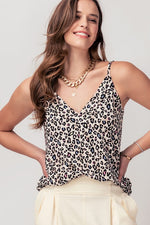 Reese Multi-Colored Leopard Cami - Jaclyn Sue Boutique 