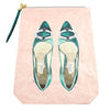 Tyvek Shoe Bag - Emerald - LG - Jaclyn Sue Boutique 