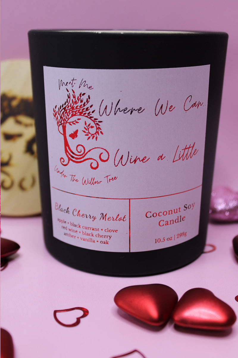 Wine a Little | Black Cherry Merlot 10.5oz candle