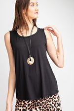 Basic Everything Tank- Black - Jaclyn Sue Boutique 
