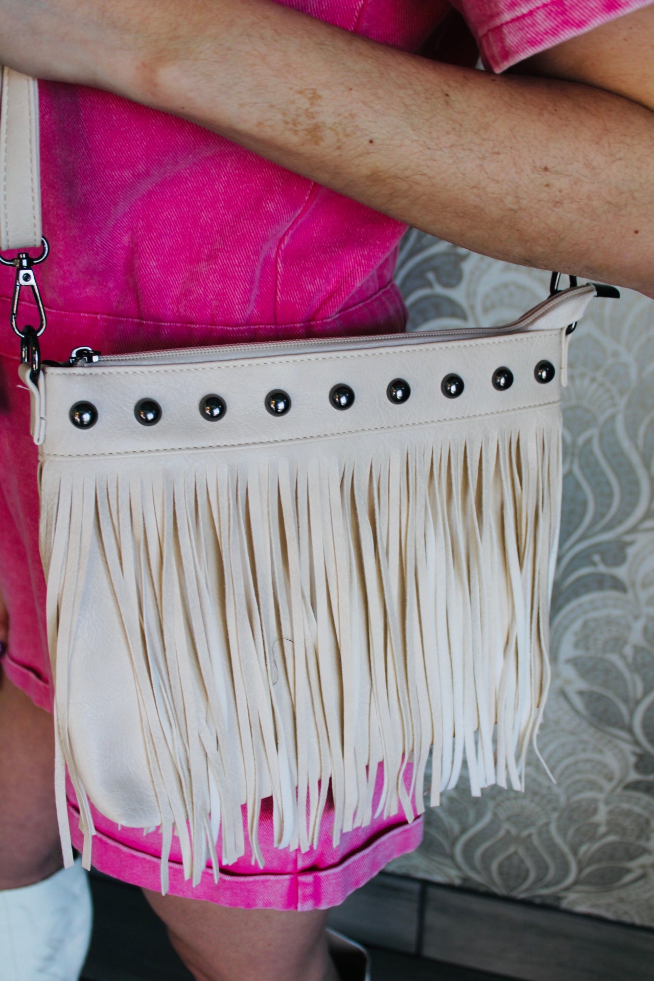 Studded Cowgirl Pink Purse