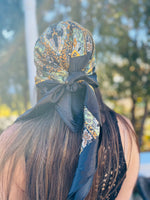 Milan Hair Scarf | Black