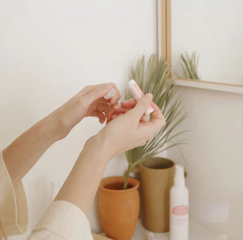 Coconut + Rose Oil Lip Balm by Heartspring