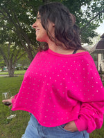 Workout Barbie Fuchsia Crewneck