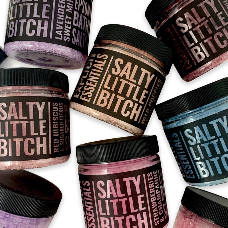 Salty Little Bi*** Bath Salts - Jaclyn Sue Boutique 